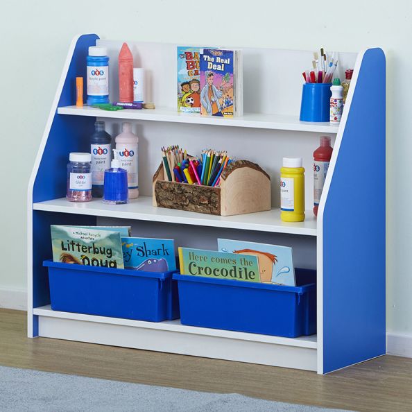 Valencia Open Shelving Unit Blue
