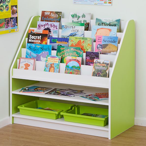 Valencia Front Facing Book Storage Vivid Green