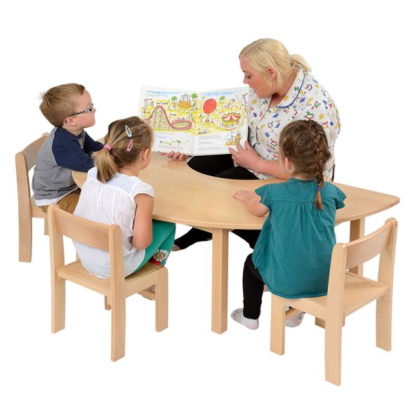 Teachers Beech Horseshoe Table | Creative Activity