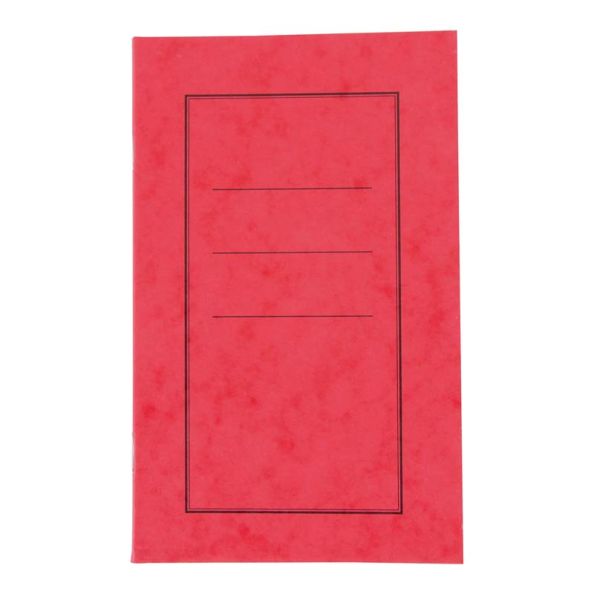 6.5" x 4" Classic Exercise Book 8mm Ruled 64pg 50pk Red | Creative Activity