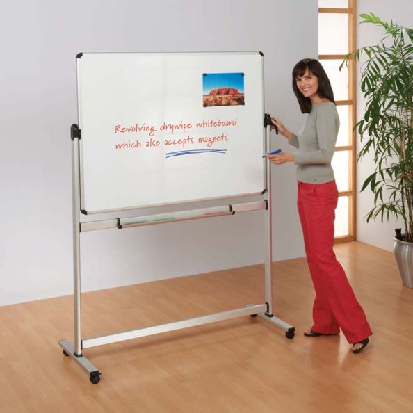 Mobile Revolving Whiteboard on Wheels | Creative Activity