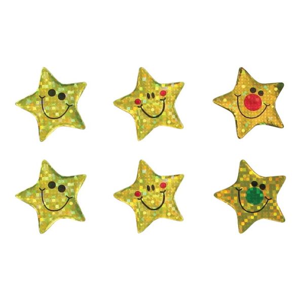 Sparkly Gold Star Praise Stickers 360pk | Creative Activity