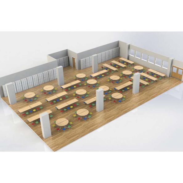 16 Seater Rectangular Folding Tables | Creative Activity