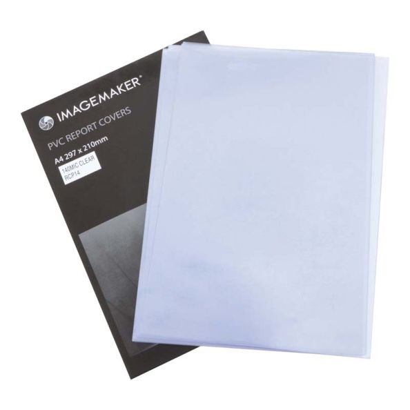Imagemaker Clear Binding Report Covers A4 100pk | Creative Activity