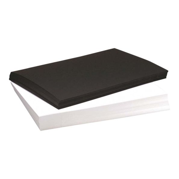Recycled Card Black 350gsm A4 100pk | Creative Activity