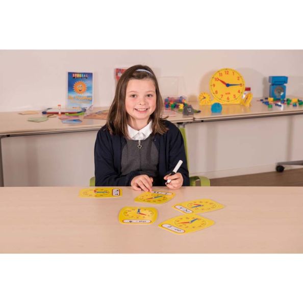 Write on Wipe Off Clock Dial | Creative Activity