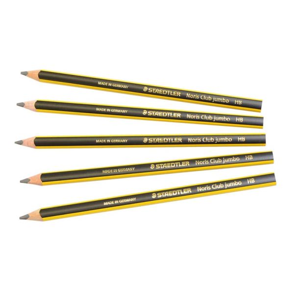 STAEDTLER Noris Triplus Jumbo Learner Pencils 12pk | Creative Activity