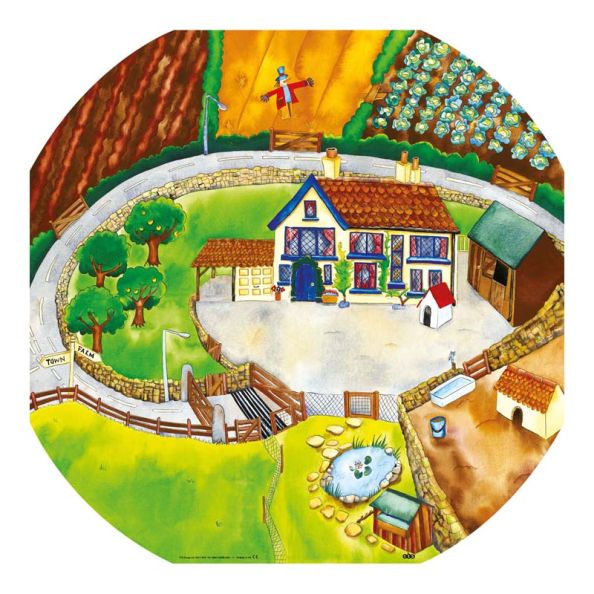 Small World Farmyard Tuff Tray Mat | Creative Activity