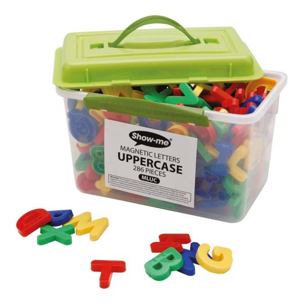 Magnetic Alphabet Letters 286pk Tub of Uppercase Letters | Creative Activity