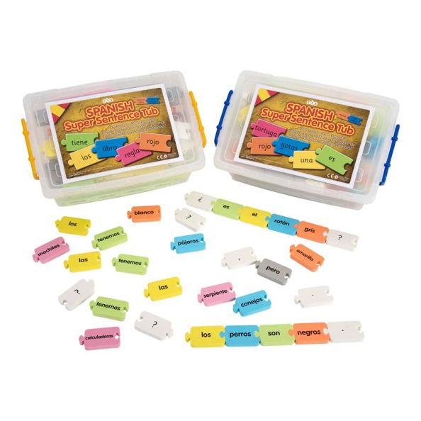 Spanish Sentence Tub Pets and Colours | Creative Activity