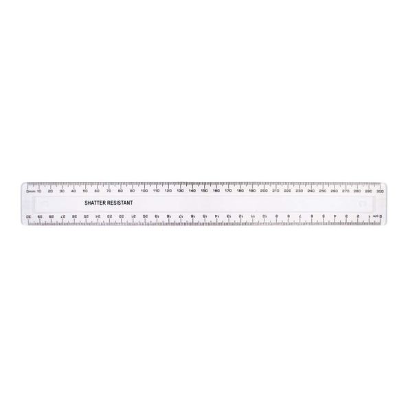 Clear Shatter Resistant 30cm Rulers 10pk | Creative Activity