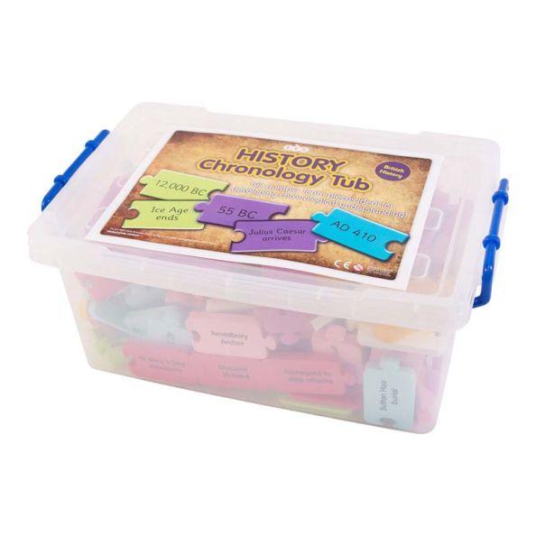 British History Foam Timeline Chronology Tub | Creative Activity