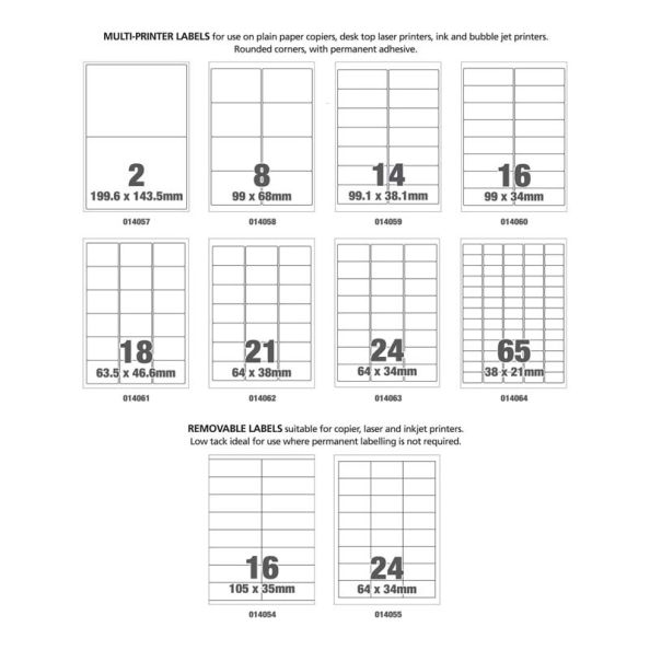 Avery QuickPEEL Laser Address Labels FSC H381xW991mm 100pk | Creative Activity