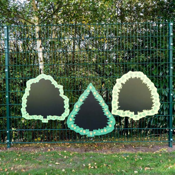 Trees Mark Making Outdoor Chalkboards 3pk | Creative Activity