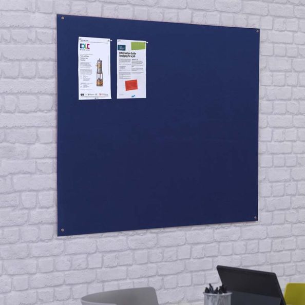 Metroplan Unframed Noticeboards Blue H600 x W900mm | Creative Activity