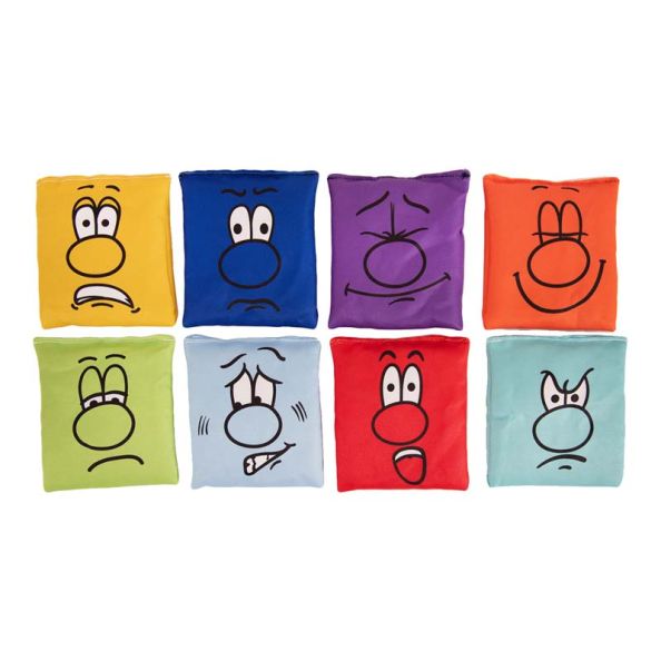 Emotion Faces Bean Bags 8pk | Creative Activity