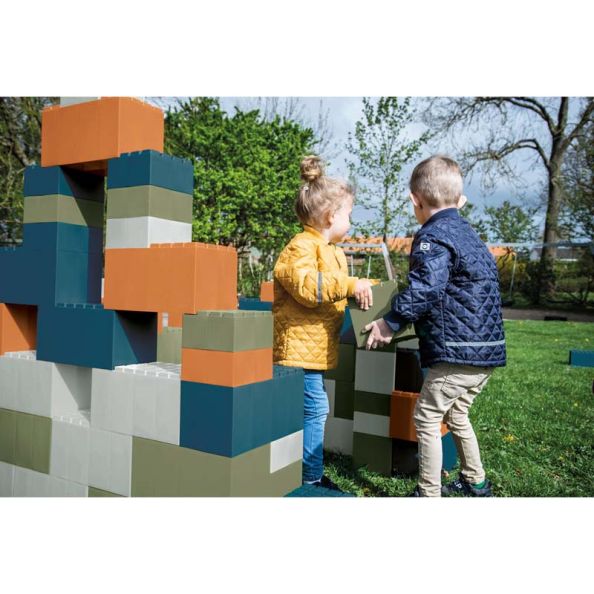 Eco Building Construction Blocks Blue/Grey | Creative Activity