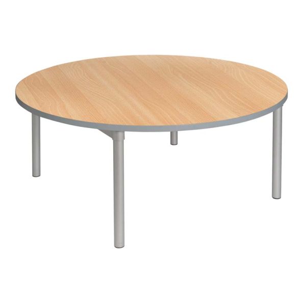 Gopak Enviro Round Classroom Table Azure Blue H530mm | Creative Activity