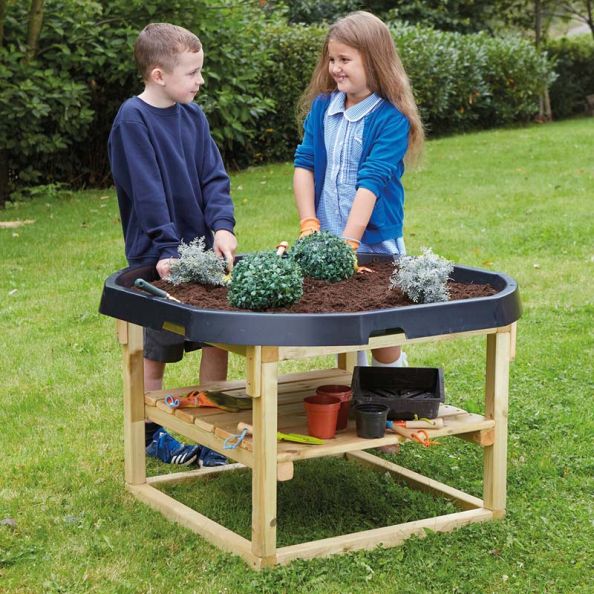 Wooden Active World Tuff Tray Stand Single | Creative Activity