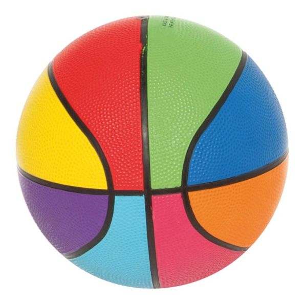 Mini Rainbow Basketball Size 3 | Creative Activity