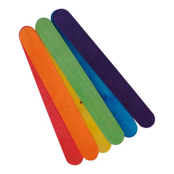 Jumbo Coloured Craft Sticks 500pk | Creative Activity