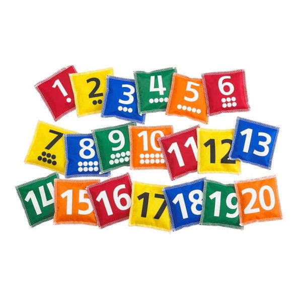Number Bean Bags 1-20 10pk | Creative Activity