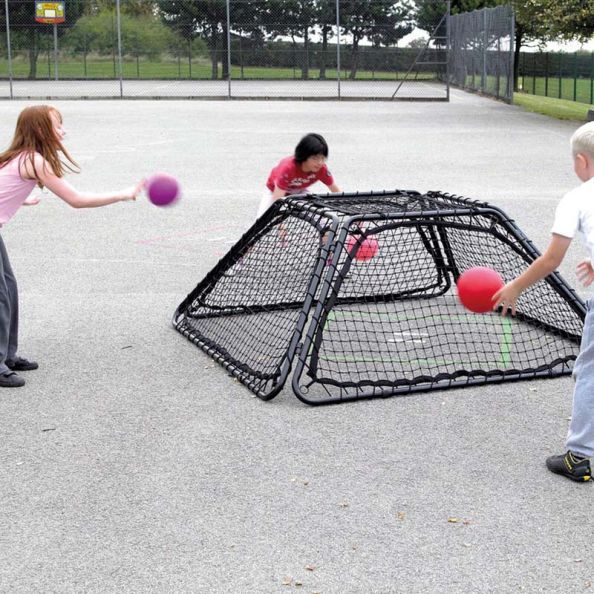 Quad Bounder 4 Sided Playground Net Rebounder | Creative Activity