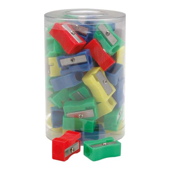 Assorted Plastic Pencil Sharpeners 50pk | Creative Activity
