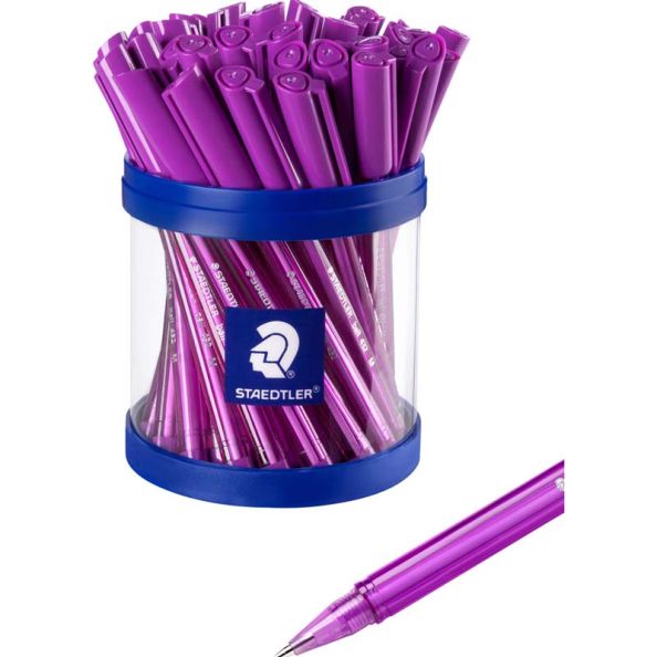 STAEDTLER Purple Ballpoint Pens 40pk | Creative Activity