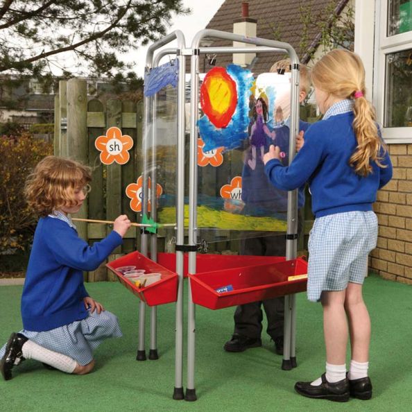 Easy Clean Art Easel Three sided