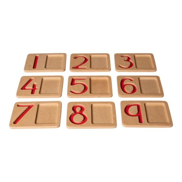 Wooden Number Trays | Creative Activity