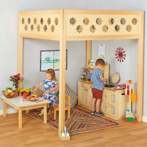 Lovely Learning Location Wooden Play Structure | Creative Activity