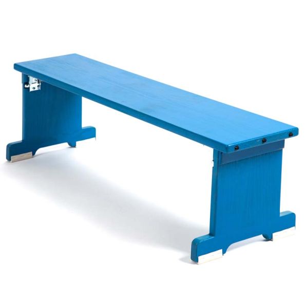 Folding Gymnastics Bench Blue