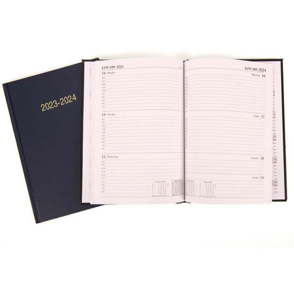 Academic Year Diary A5 Week View 23/24 Yellow | Creative Activity
