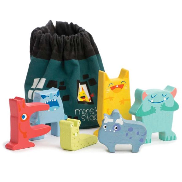 Wooden Stacking Monsters | Creative Activity