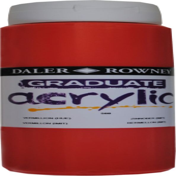 Graduate Acrylic Colour 500ml Vermilion | Creative Activity