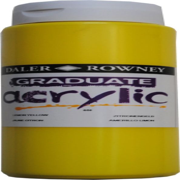 Graduate Acrylic Colour 500ml Lemon Yellow | Creative Activity