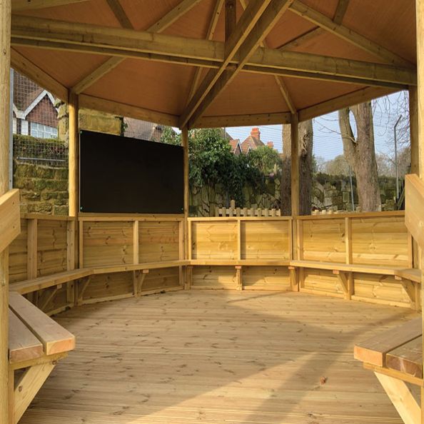 5m gazebo 1800mm x 900mm chalkboard | Creative Activity