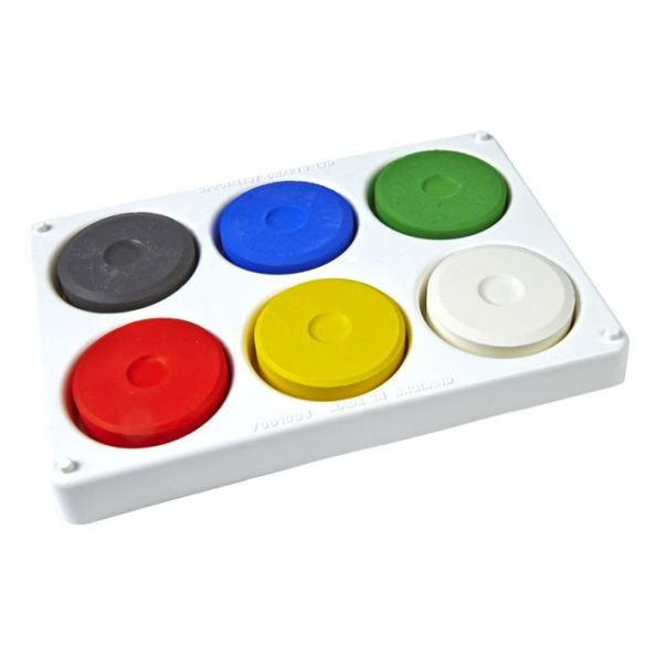 Tempera Blocks Size 2 - 6 Well Palette | Creative Activity