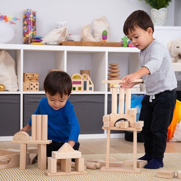 Wooden Jumbo Block Set | Creative Activity