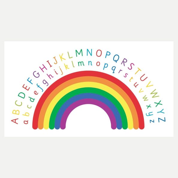 EduWall - Rainbow Alphabet Arc