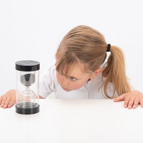 Colourbright Sand Timer 30 Min Black | Creative Activity