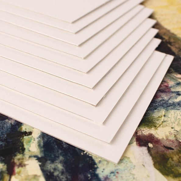A2 Size Mixed media Art Boards 220gsm bonded Pack of 10 | Creative Activity
