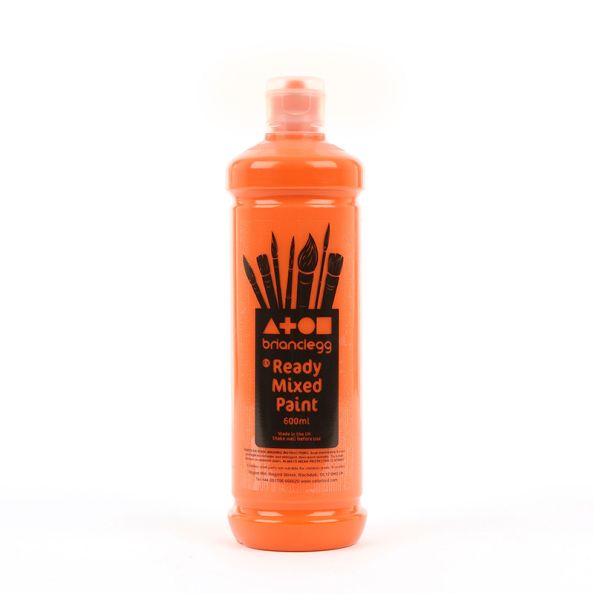 Ready Mixed Paint 600ml Orange | Creative Activity