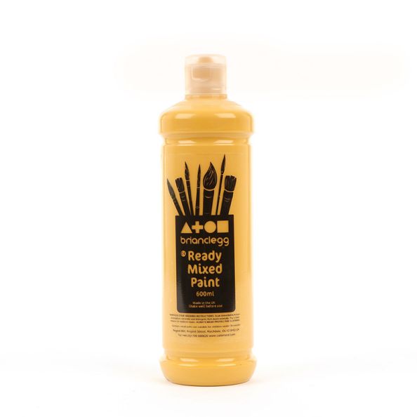 Ready Mixed Paint 600ml Yellow Ochre | Creative Activity