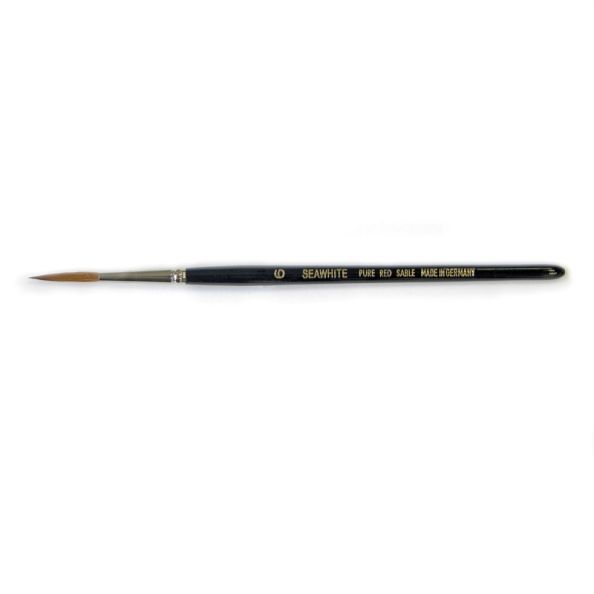 Pure Kolinsky Red Sable Brush - Rigger Size 6 | Creative Activity