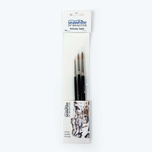 Kolinsky Sable Brush Set Sizes 2 4 & 6 | Creative Activity