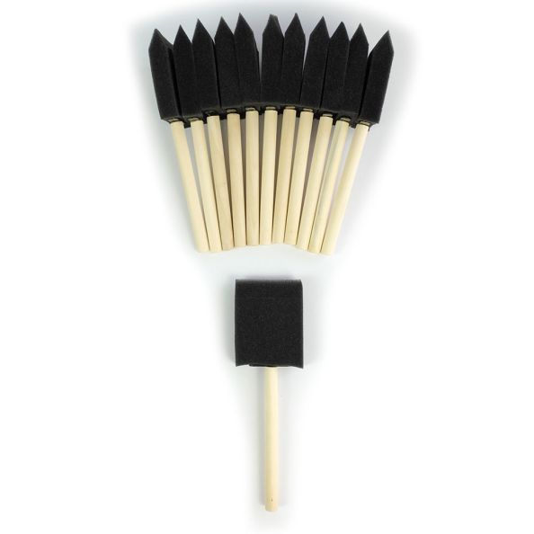 Foam Brush 50mm bag of 12 | Creative Activity