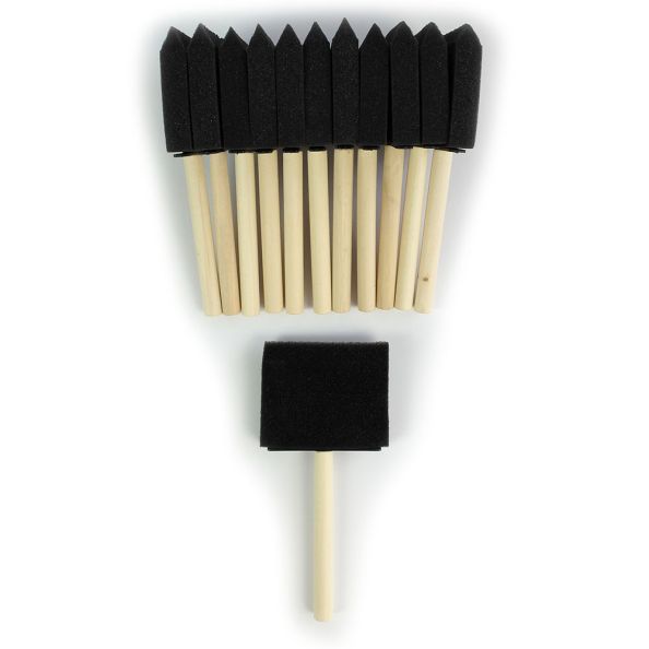 Foam Brush 75mm bag of 12 | Creative Activity