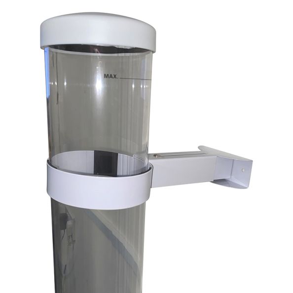 White Bracket 10cm for Small Bubble Tube